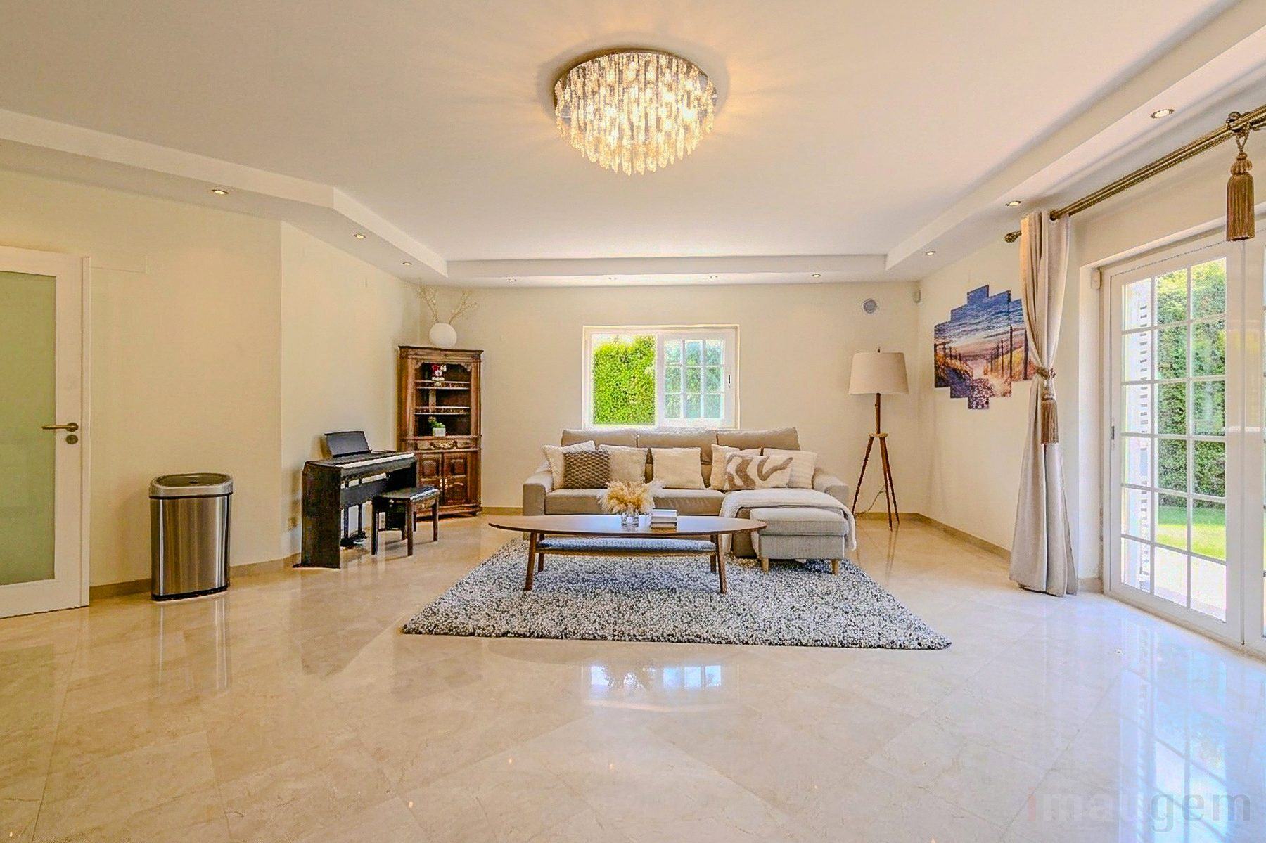 Fotografia imobiliária — sala de estar