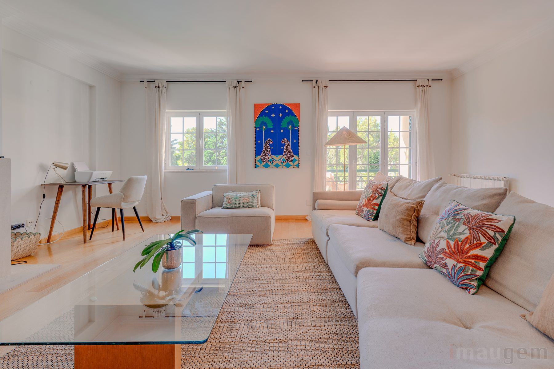 Fotografia imobiliária — sala de estar