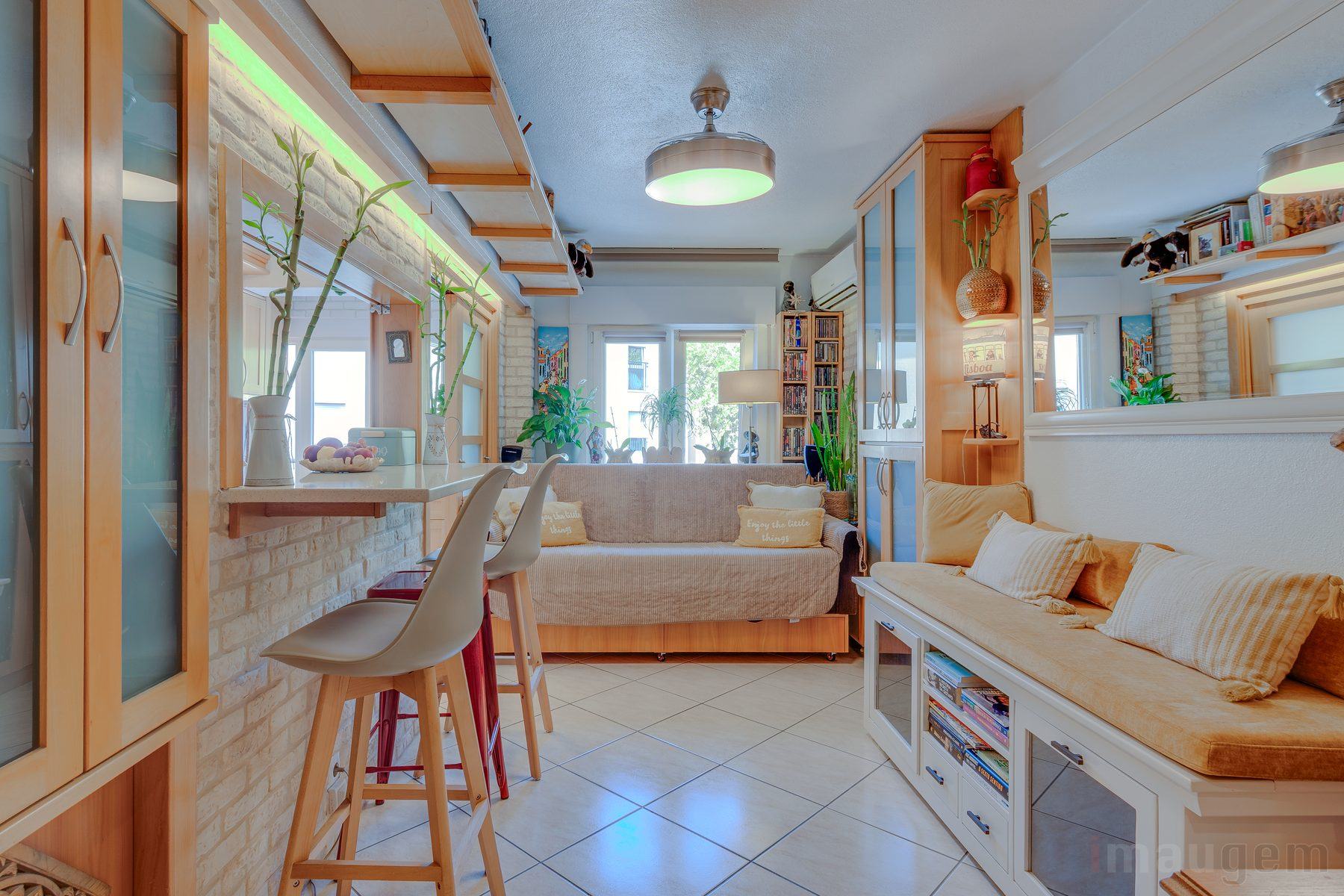 Fotografia imobiliária — sala de estar
